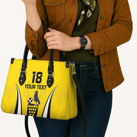 Custom Cornwall Rugby Leather Bag Cornish Chough Go Champion - Wonder Print Shop