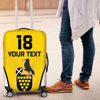 Custom Cornwall Rugby Luggage Cover Cornish Chough Go Champion - Wonder Print Shop