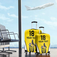 Custom Cornwall Rugby Luggage Cover Cornish Chough Go Champion - Wonder Print Shop