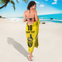 Custom Cornwall Rugby Sarong Cornish Chough Go Champion - Wonder Print Shop