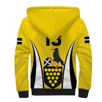 Custom Cornwall Rugby Sherpa Hoodie Cornish Chough Go Champion - Wonder Print Shop
