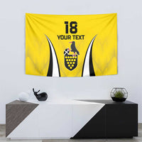 Custom Cornwall Rugby Tapestry Cornish Chough Go Champion - Wonder Print Shop