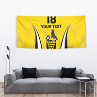Custom Cornwall Rugby Tapestry Cornish Chough Go Champion - Wonder Print Shop