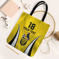 Custom Cornwall Rugby Tote Bag Cornish Chough Go Champion - Wonder Print Shop