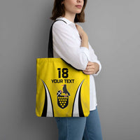 Custom Cornwall Rugby Tote Bag Cornish Chough Go Champion - Wonder Print Shop
