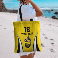 Custom Cornwall Rugby Tote Bag Cornish Chough Go Champion - Wonder Print Shop