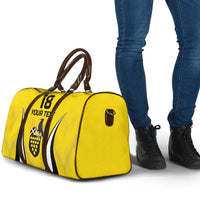 Custom Cornwall Rugby Travel Bag Cornish Chough Go Champion - Wonder Print Shop