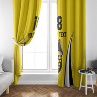 Custom Cornwall Rugby Window Curtain Cornish Chough Go Champion - Wonder Print Shop