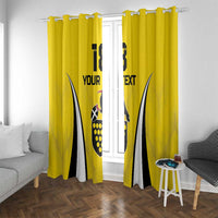 Custom Cornwall Rugby Window Curtain Cornish Chough Go Champion - Wonder Print Shop