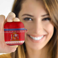 Spain Coat Of Arms Christmas AirPods Case Feliz Navidad - Wonder Print Shop