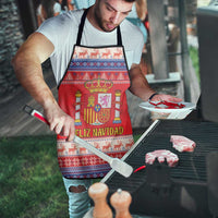 Spain Coat Of Arms Christmas Apron Feliz Navidad - Wonder Print Shop