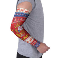Spain Coat Of Arms Christmas Arm Sleeves Feliz Navidad - Wonder Print Shop