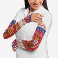 Spain Coat Of Arms Christmas Arm Sleeves Feliz Navidad - Wonder Print Shop