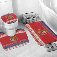 Spain Coat Of Arms Christmas Bathroom Set Feliz Navidad - Wonder Print Shop