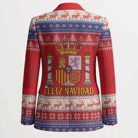 Spain Coat Of Arms Christmas Blazer Feliz Navidad - Wonder Print Shop