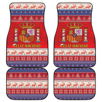 Spain Coat Of Arms Christmas Car Mats Feliz Navidad - Wonder Print Shop