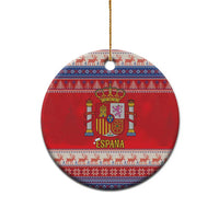 Spain Coat Of Arms Christmas Ceramic Ornament Feliz Navidad - Wonder Print Shop