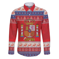 Spain Coat Of Arms Christmas Family Matching Puletasi and Hawaiian Shirt Feliz Navidad - Wonder Print Shop