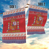Spain Coat Of Arms Christmas Garden Flag Feliz Navidad - Wonder Print Shop
