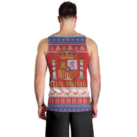 Spain Coat Of Arms Christmas Men Tank Top Feliz Navidad - Wonder Print Shop