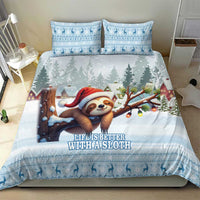 Merry Slothmas Bedding Set Life Is Better With A Sloth - Wonder Print Shop