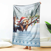 Merry Slothmas Blanket Life Is Better With A Sloth