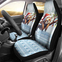 Merry Slothmas Car Seat Cover Life Is Better With A Sloth - Wonder Print Shop