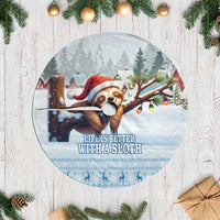 Merry Slothmas Tree Skirt Life Is Better With A Sloth - Wonder Print Shop
