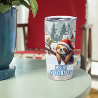 Merry Slothmas Tumbler Cup Life Is Better With A Sloth - Wonder Print Shop