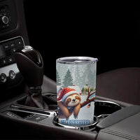 Merry Slothmas Tumbler Cup Life Is Better With A Sloth - Wonder Print Shop