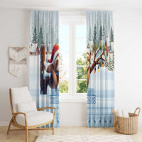 Merry Slothmas Window Curtain Life Is Better With A Sloth - Wonder Print Shop