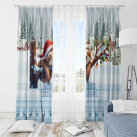 Merry Slothmas Window Curtain Life Is Better With A Sloth - Wonder Print Shop