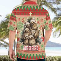 Slothy Christmas Hawaiian Shirt Life Is Good Take It Slow - Wonder Print Shop