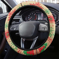 Slothy Christmas Steering Wheel Cover Life Is Good Take It Slow - Wonder Print Shop