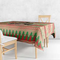 Slothy Christmas Tablecloth Life Is Good Take It Slow - Wonder Print Shop