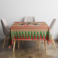 Slothy Christmas Tablecloth Life Is Good Take It Slow - Wonder Print Shop