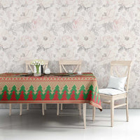 Slothy Christmas Tablecloth Life Is Good Take It Slow - Wonder Print Shop