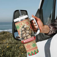 Slothy Christmas Tumbler With Handle Life Is Good Take It Slow - Wonder Print Shop