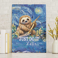 Sloth Starry Night Canvas Wall Art I'm Not Lazy - Wonder Print Shop