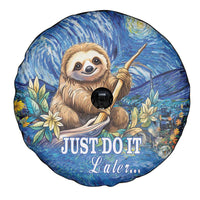 Sloth Starry Night Spare Tire Cover I'm Not Lazy - Wonder Print Shop