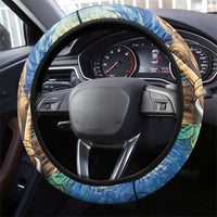 Sloth Starry Night Steering Wheel Cover I'm Not Lazy - Wonder Print Shop