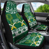 Saudi Arabia Christmas Car Seat Cover Coat Of Arms Milad Mubarak - Wonder Print Shop