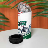 Saudi Arabia Horse Riders 4 in 1 Can Cooler Tumbler Arab Style - Wonder Print Shop