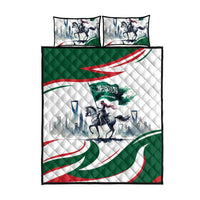 Saudi Arabia Horse Riders Quilt Bed Set Arab Style - Wonder Print Shop