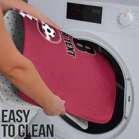Custom Qatar Football Bathroom Set Maroon One Go Champion - Wonder Print Shop