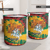 Lithuania Independence Day Laundry Basket Vytis Knight National Pride