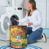 Lithuania Independence Day Laundry Basket Vytis Knight National Pride