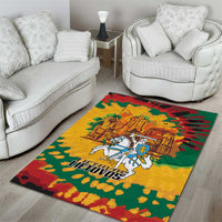 Lithuania Independence Day Area Rug Vytis Knight National Pride