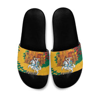 Lithuania Independence Day Slide Sandals Vytis Knight National Pride