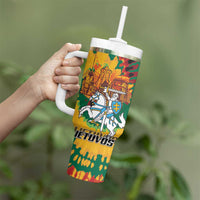 Lithuania Independence Day Tumbler With Handle Vytis Knight National Pride